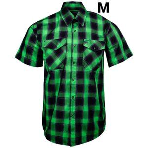 Dixxon THE LAGOON- Horror Series Friday 13th -Short Sleeve Bamboo Shirt -Men's M
